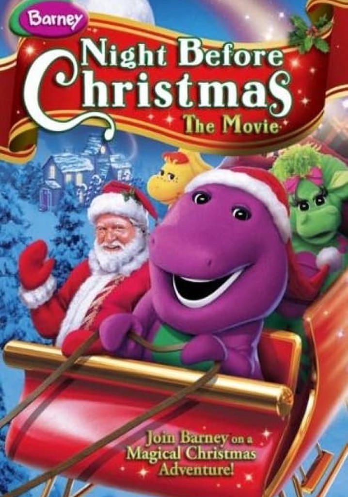 Barney's Night Before Christmas poster