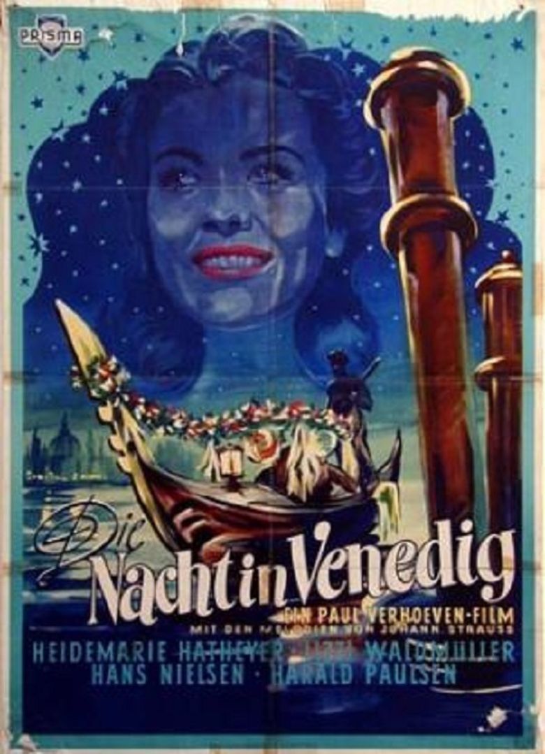 Die Nacht in Venedig poster