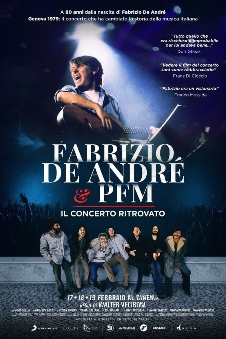Fabrizio De André & PFM - Il concerto ritrovato poster