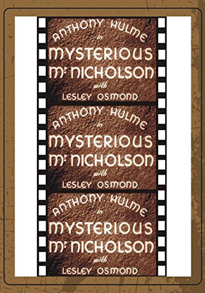Mysterious Mr. Nicholson poster