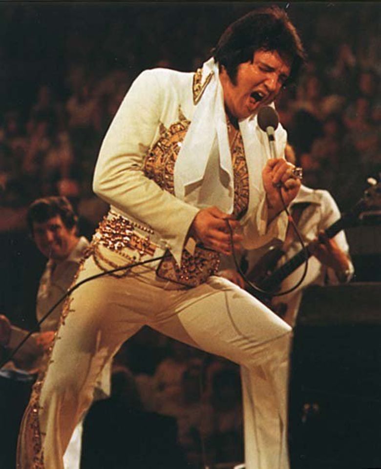 Elvis in Concert poster