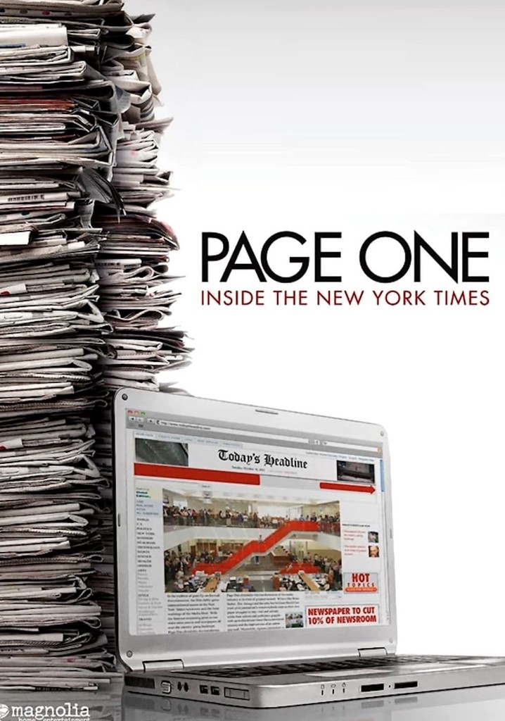 Page One: Inside the New York Times poster