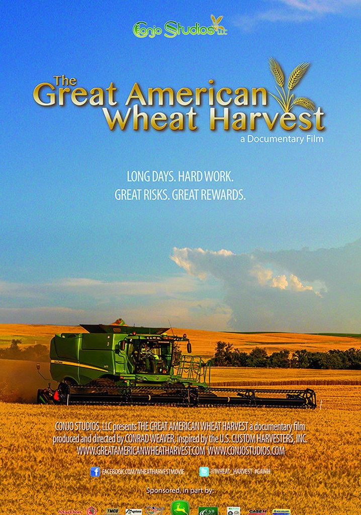 The Great American Wheat Harvest poster
