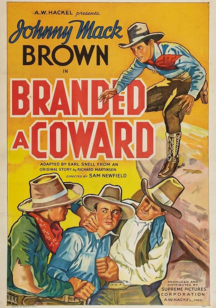 Branded a Coward poster