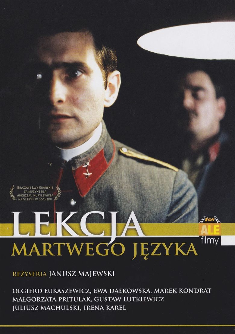 Lekcja martwego języka poster
