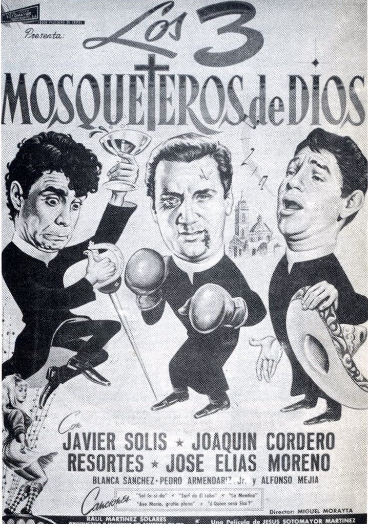 Los tres mosqueteros de Dios poster
