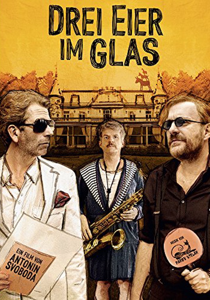 Drei Eier im Glas poster