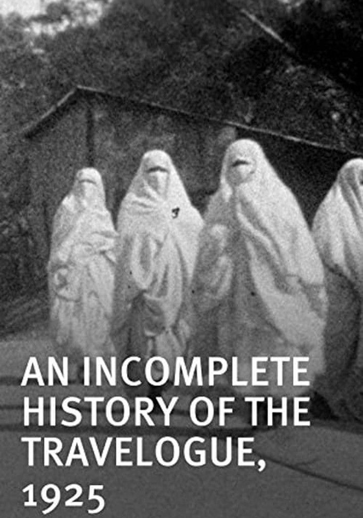 An Incomplete History of the Travelogue, 1925 poster