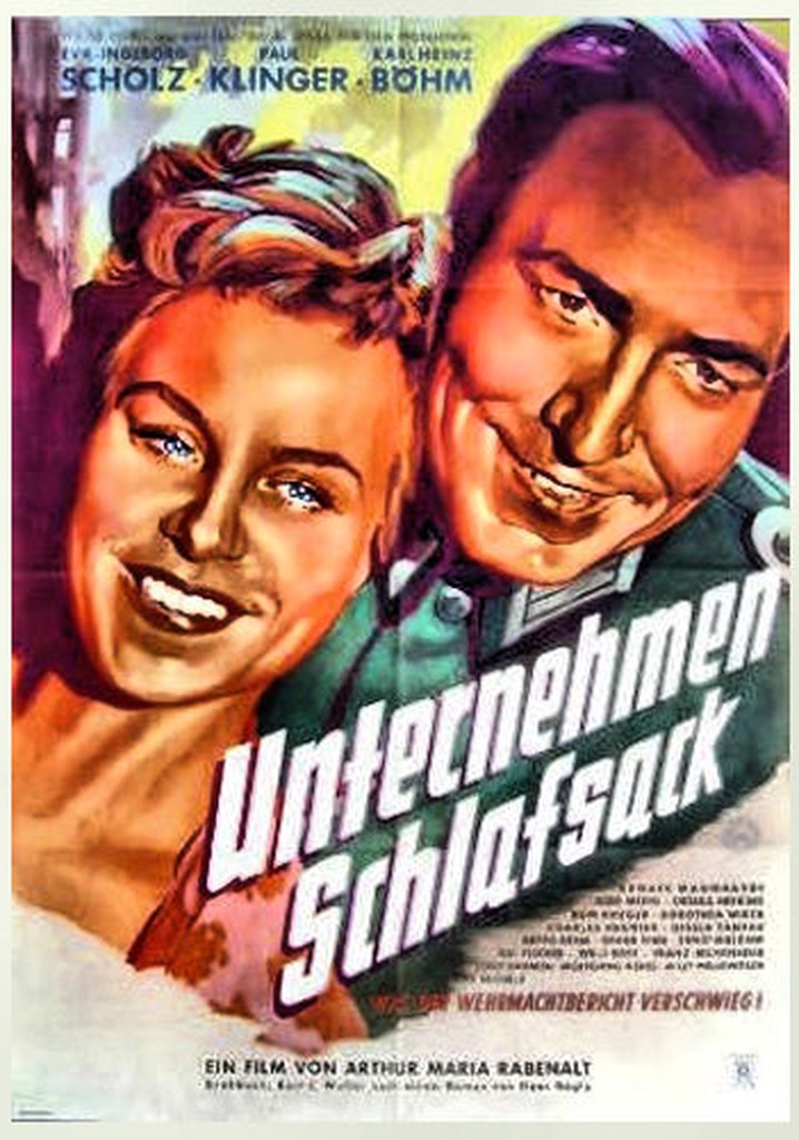 Unternehmen Schlafsack poster