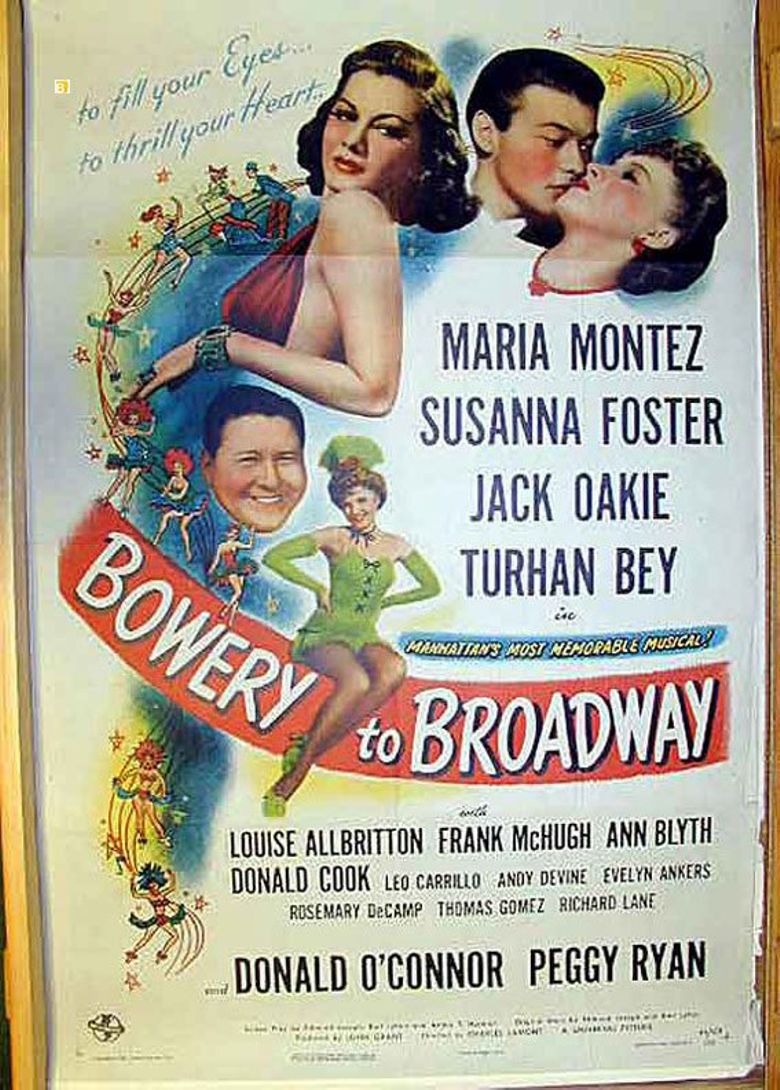 Bowery to Broadway poster