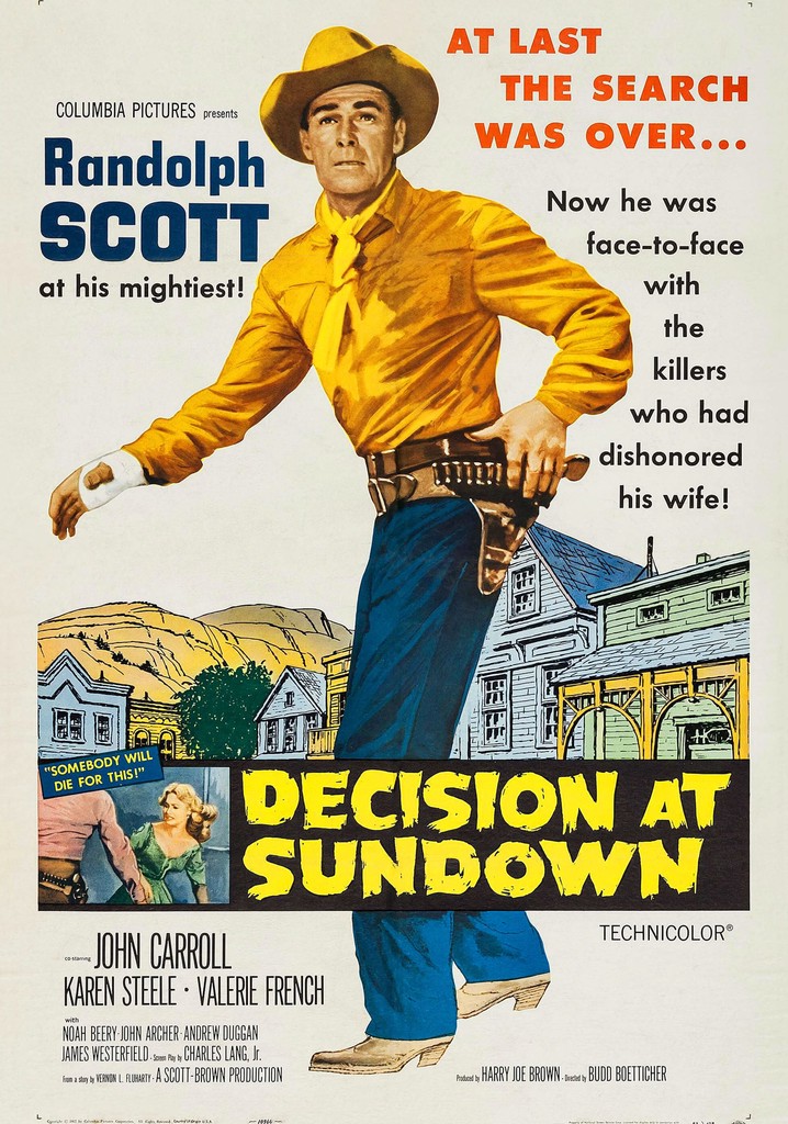 Decision at Sundown poster