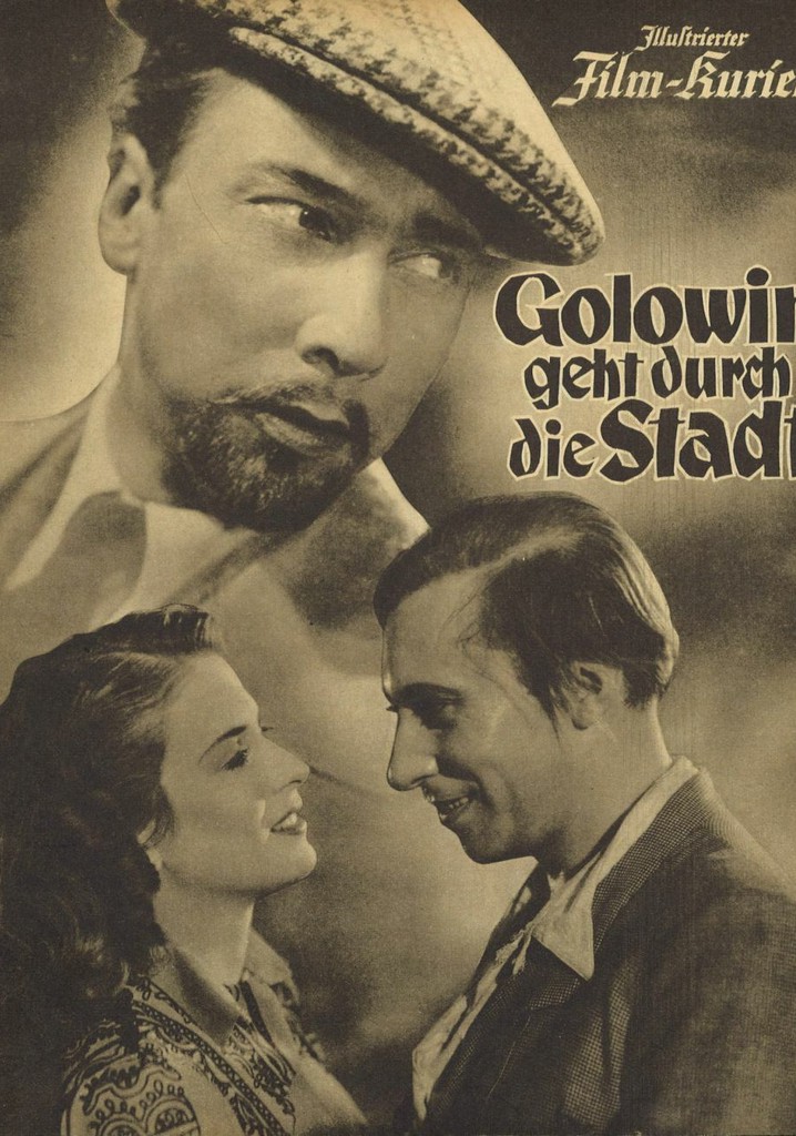 Golowin geht durch die Stadt poster