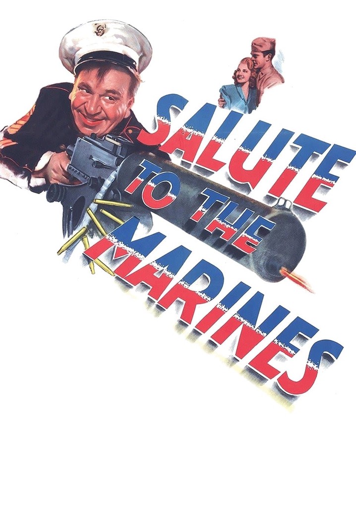 Salute to the Marines poster