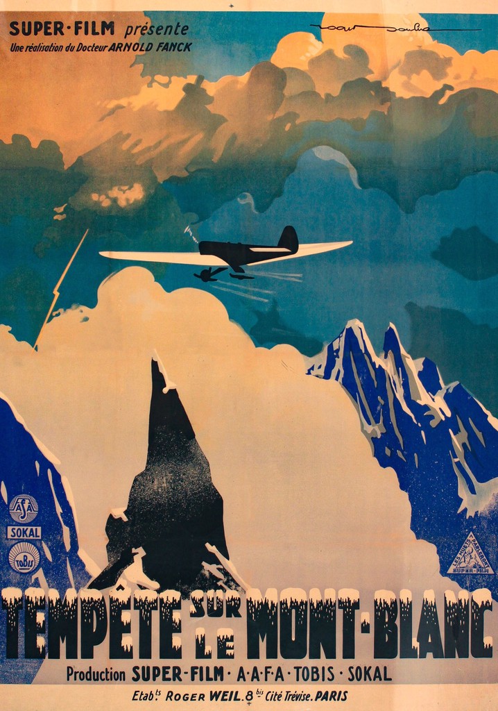 Storm Over Mont Blanc poster