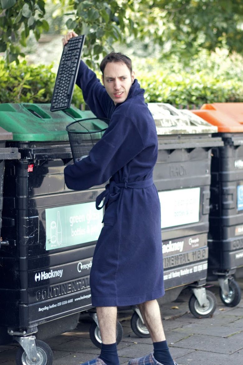 The Man Who Couldn't Stop Putting Things in Bins poster
