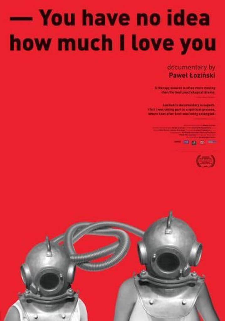You Have No Idea How Much I Love You poster