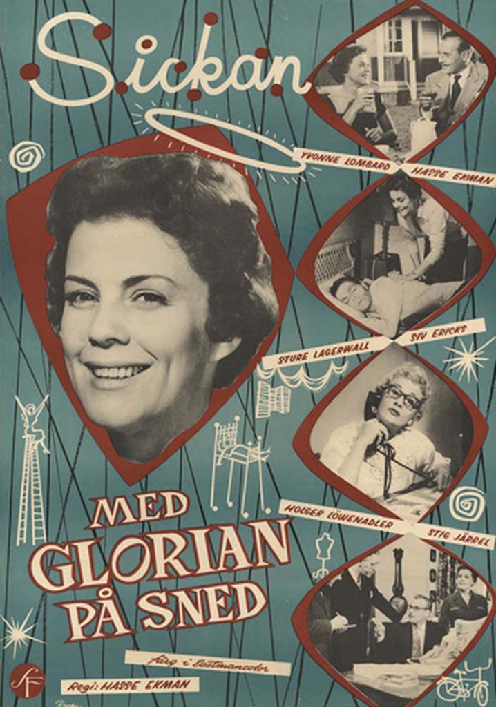 Med glorian på sned poster
