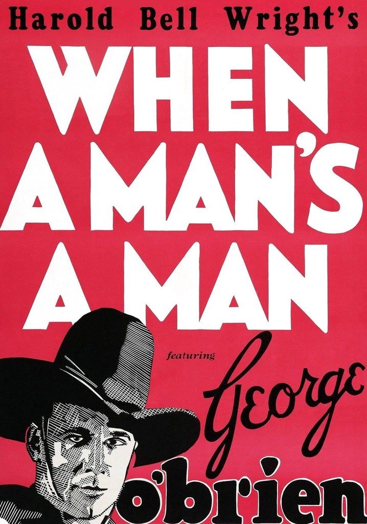 When a Man's a Man poster