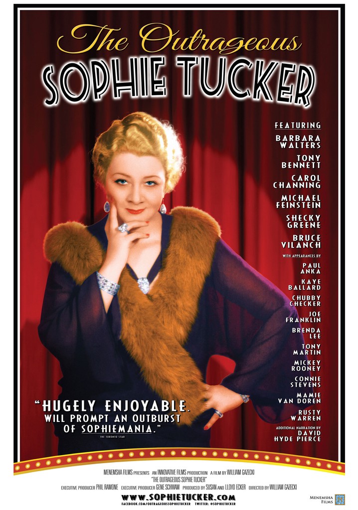 The Outrageous Sophie Tucker poster