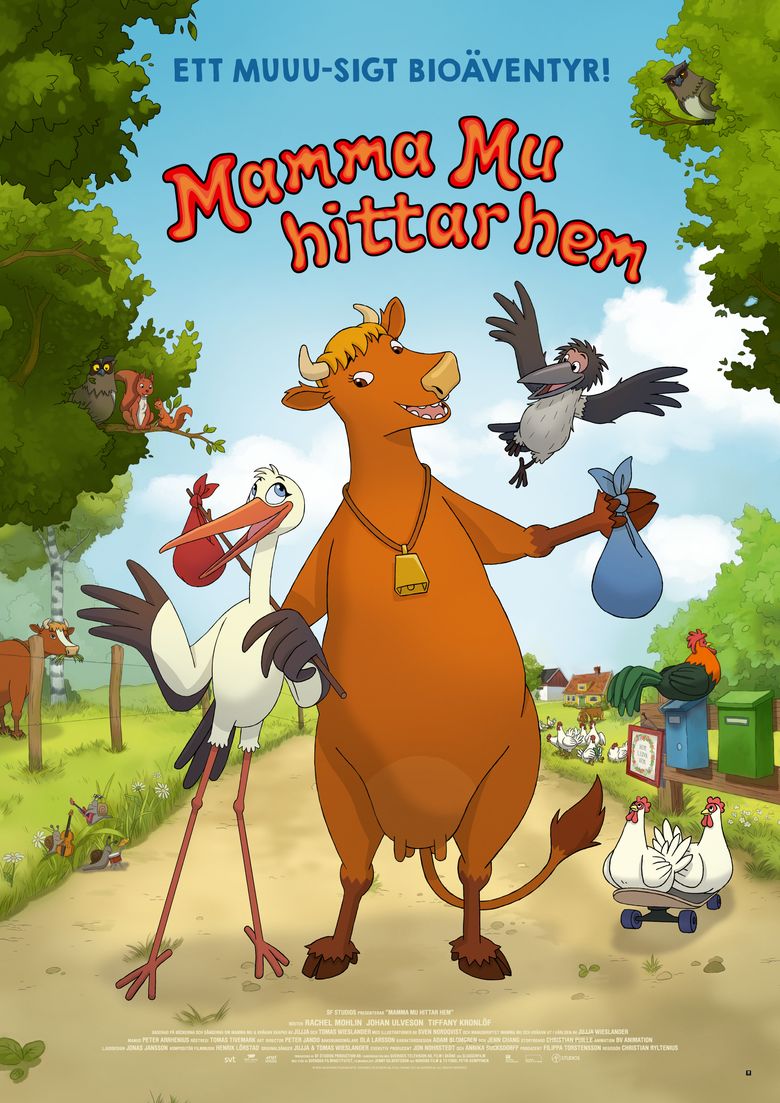 Mamma Mu hittar hem poster