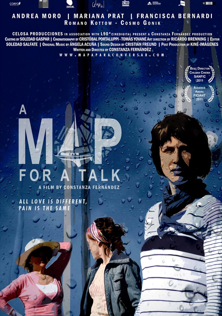 A Map for a Talk poster