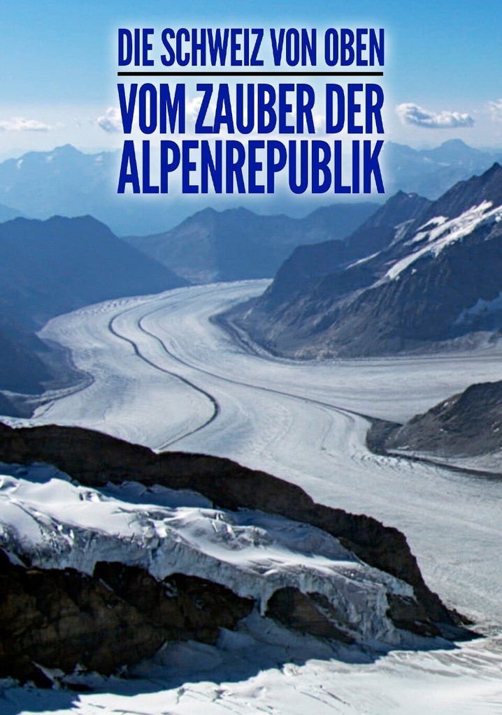 Die Schweiz von oben poster