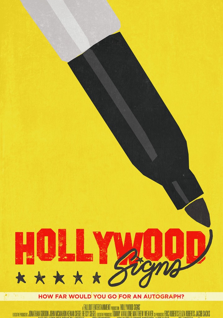 Hollywood Signs poster