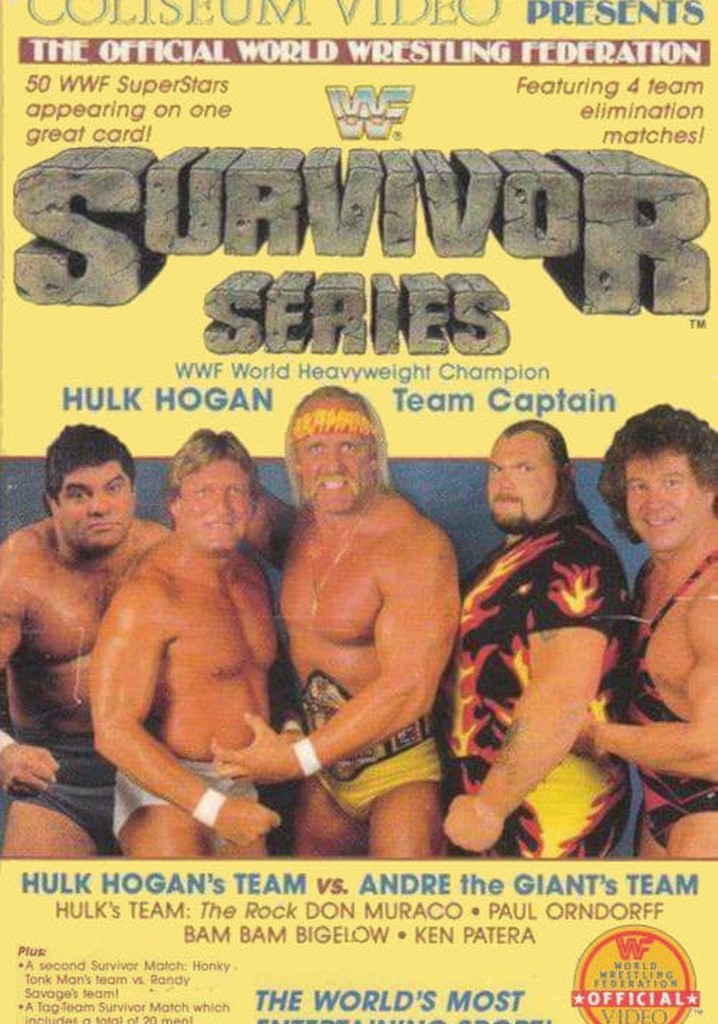 WWE Survivor Series 1987 poster