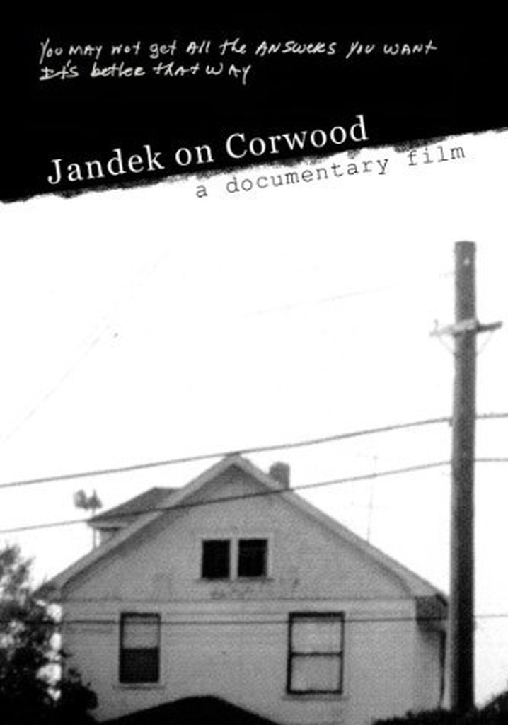 Jandek on Corwood poster