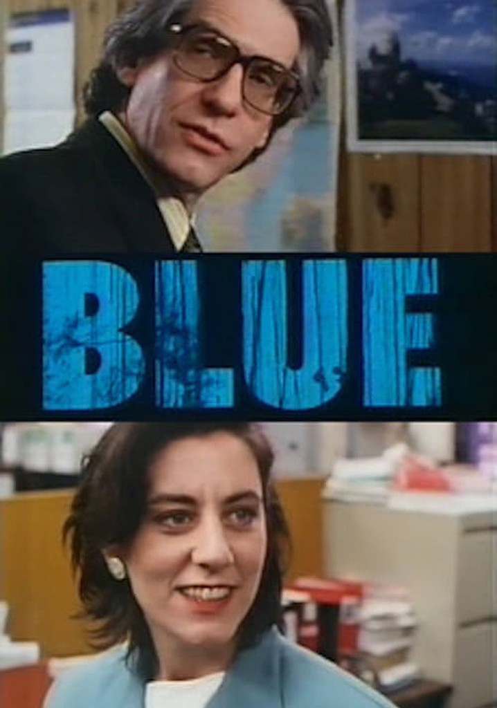 Blue poster