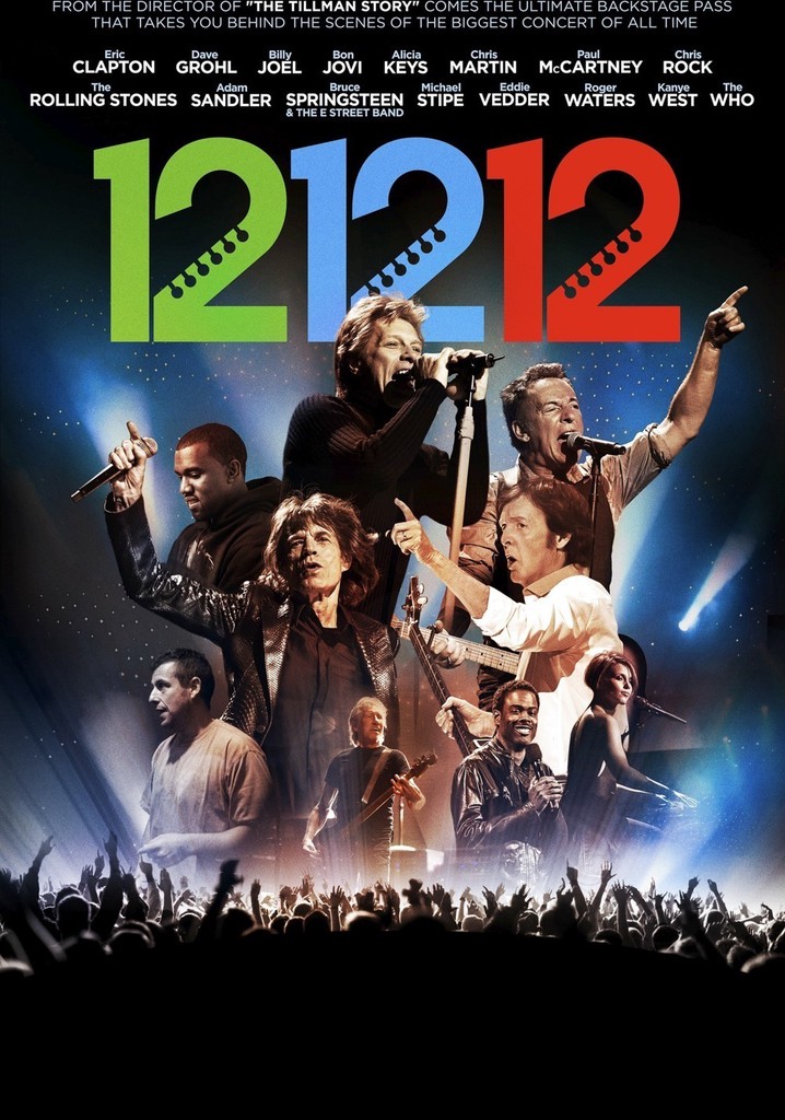 12-12-12 The Concert for Sandy Relief poster