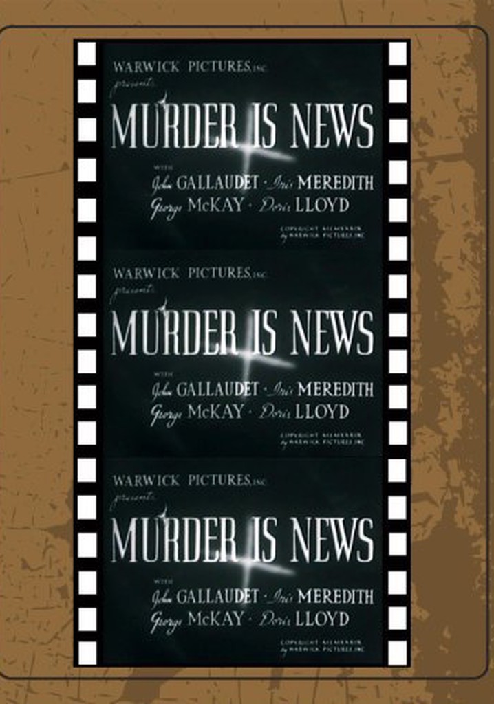 Murder Is News poster