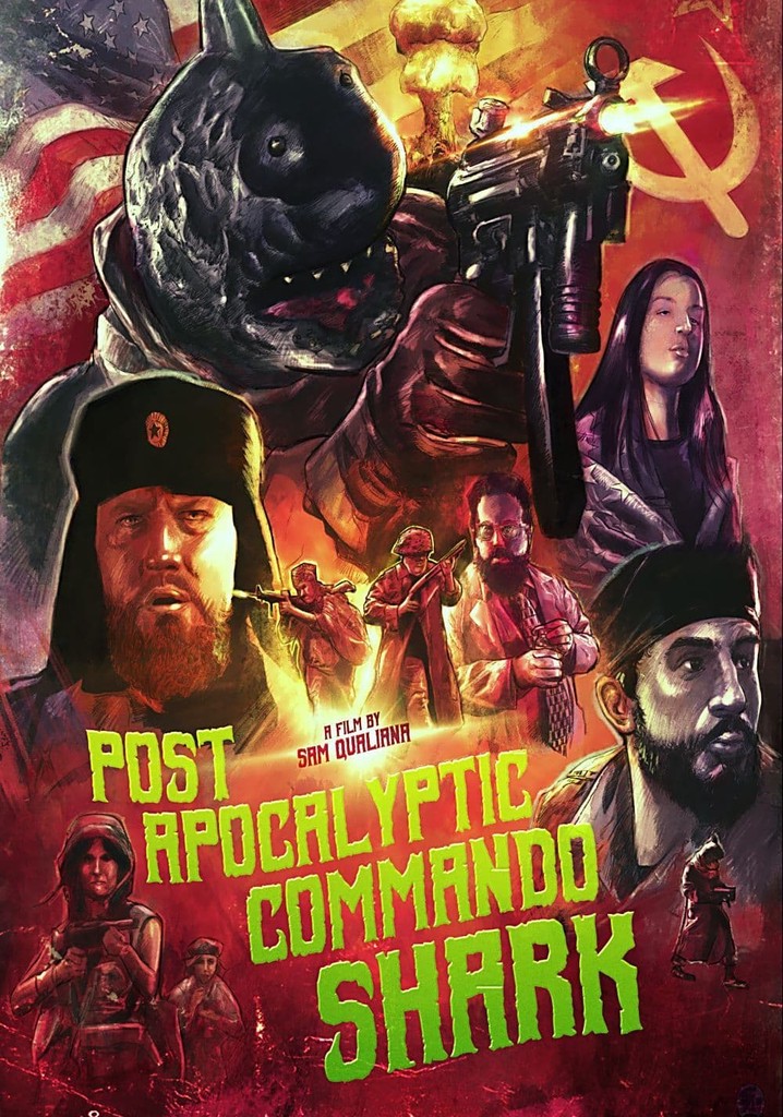 Post Apocalyptic Commando Shark poster