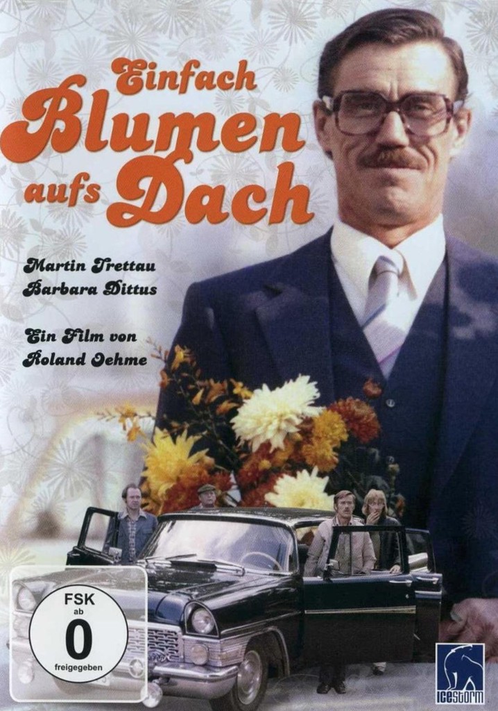 Einfach Blumen aufs Dach poster