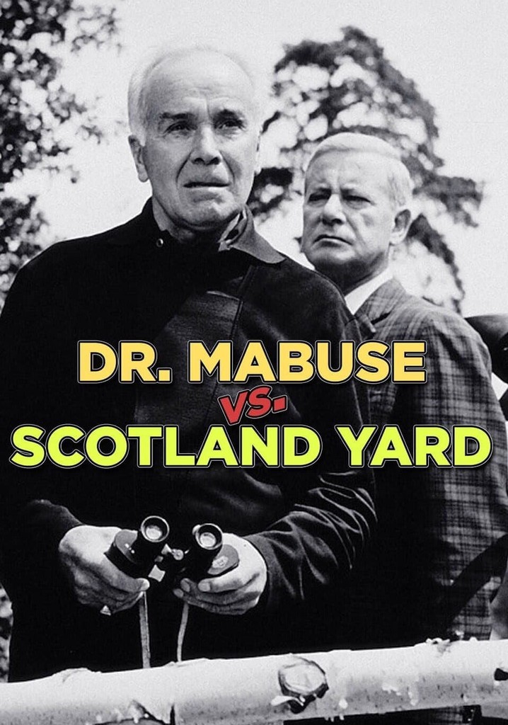 Dr. Mabuse vs. Scotland Yard poster