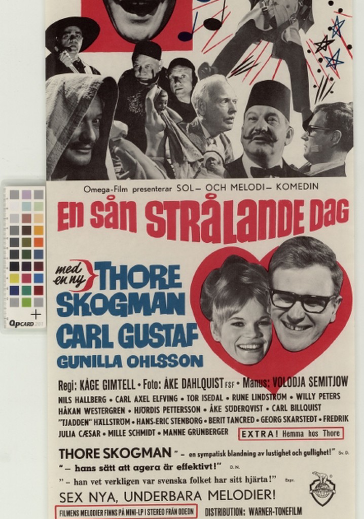 En sån strålande dag poster