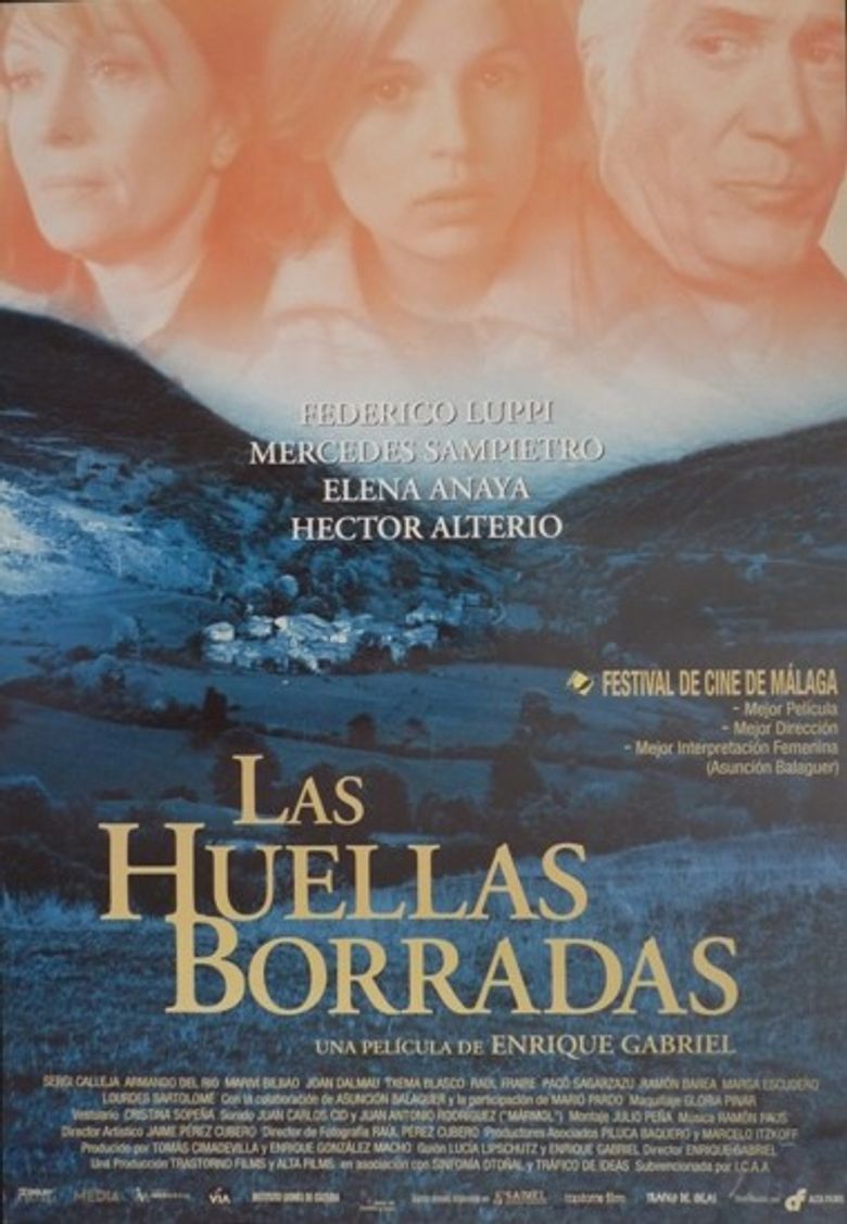 Las huellas borradas poster