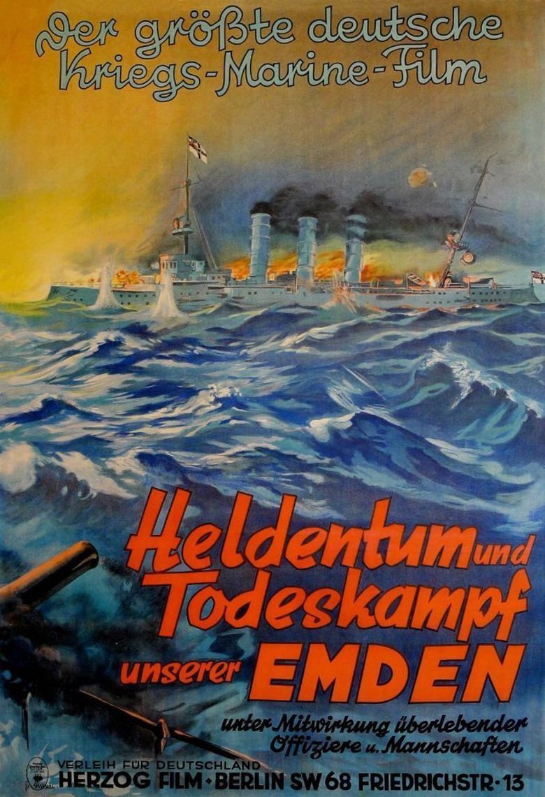 Heldentum und Todeskampf unserer Emden poster