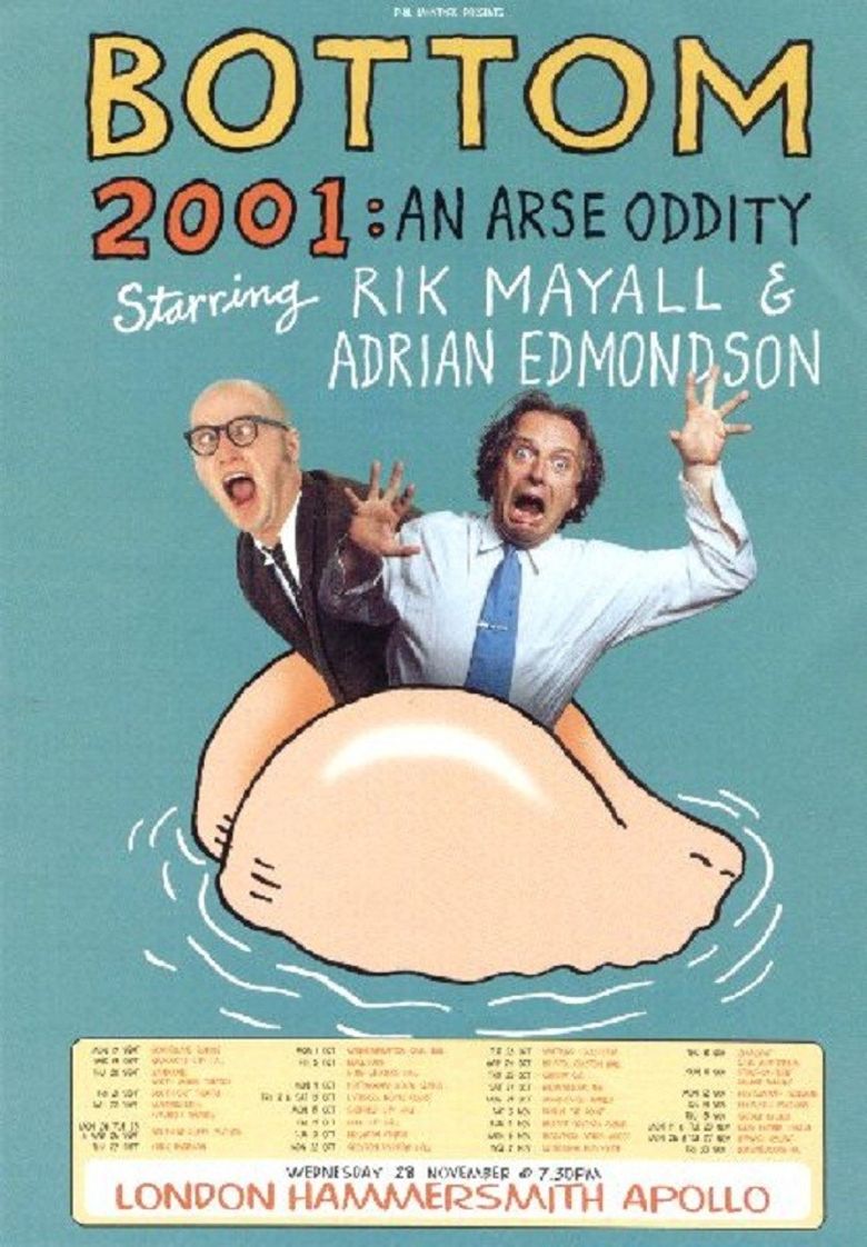 Bottom Live 2001 An Arse Oddity poster