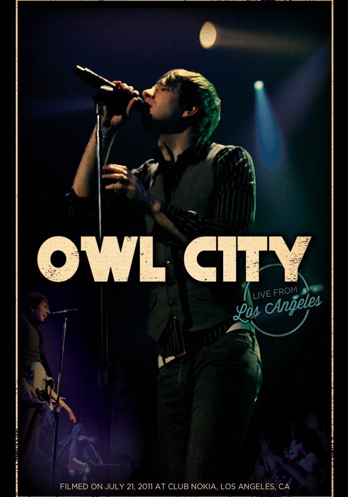 Owl City - Live from Los Angeles poster