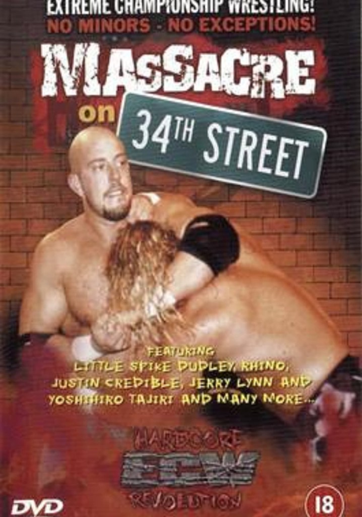ECW Massacre on 34th Street poster