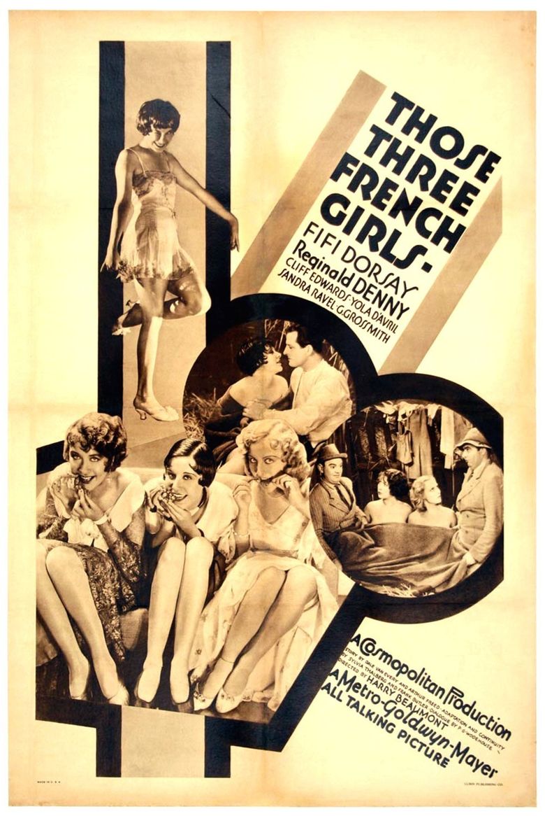 Those Three French Girls poster