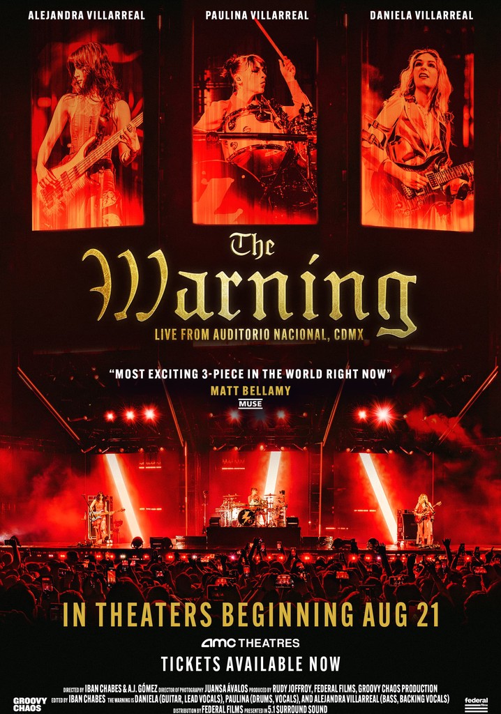 The Warning Live from Auditorio Nacional, CDMX poster