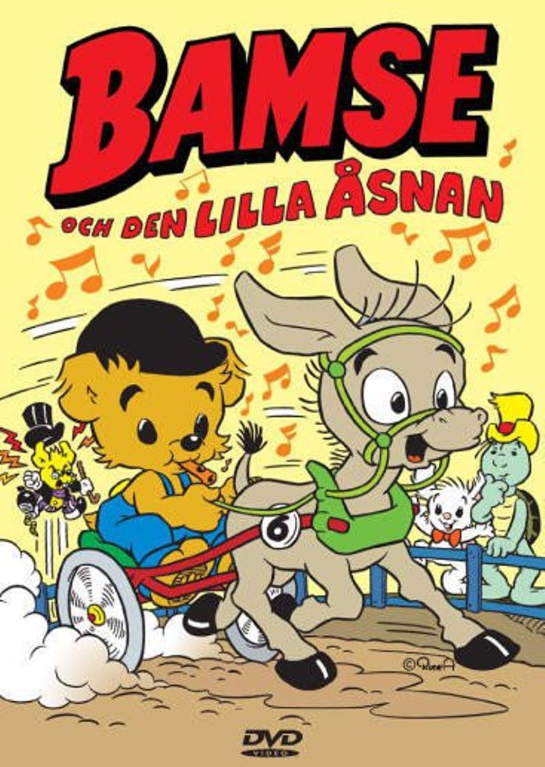 Bamse och den lilla åsnan poster