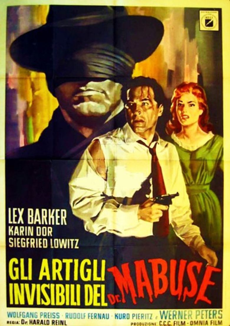 Die unsichtbaren Krallen des Dr. Mabuse poster