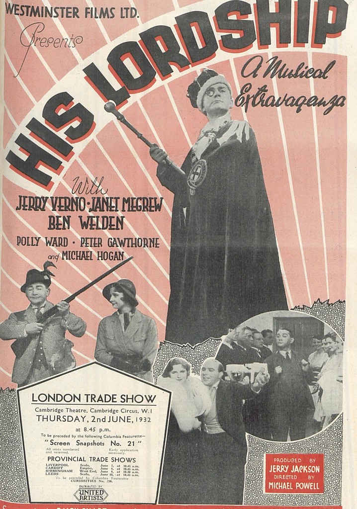 His Lordship poster