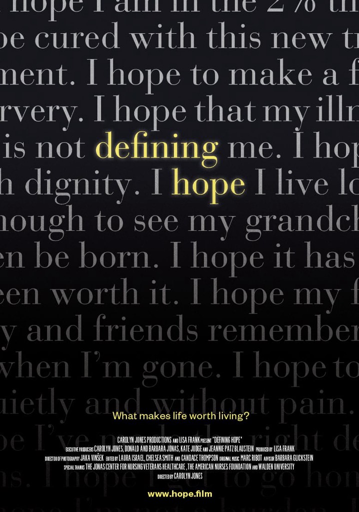 Defining Hope poster