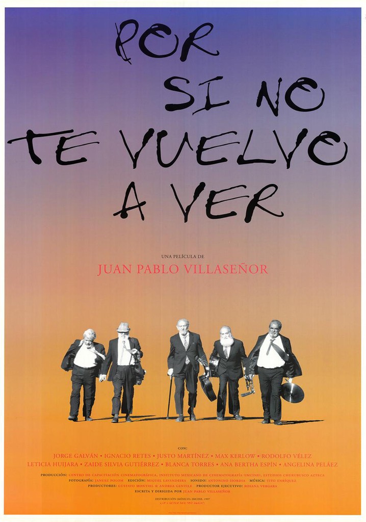 Por si no te vuelvo a ver poster