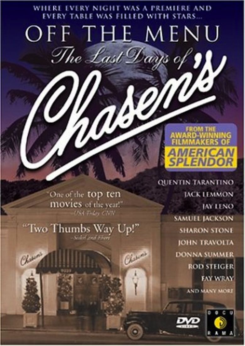 Off the Menu: The Last Days of Chasen's poster