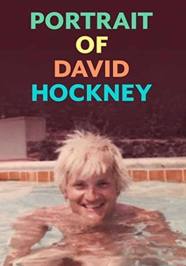 Portrait of David Hockney poster